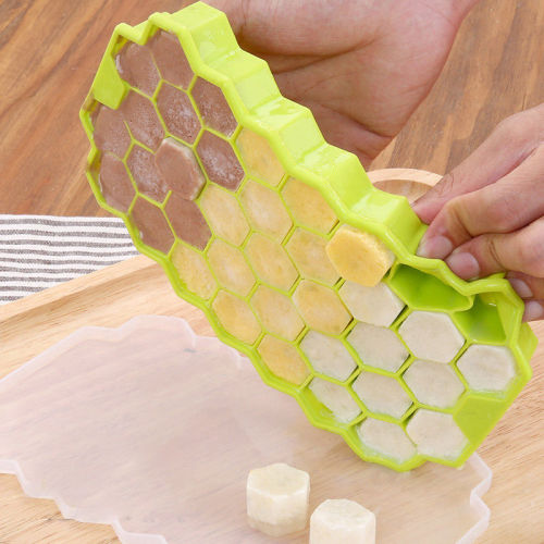 ตู้แช่แข็งแบบ Honeycomb 37 ถาดซิลิโคนถาดน้ำแข็งเยลลี่