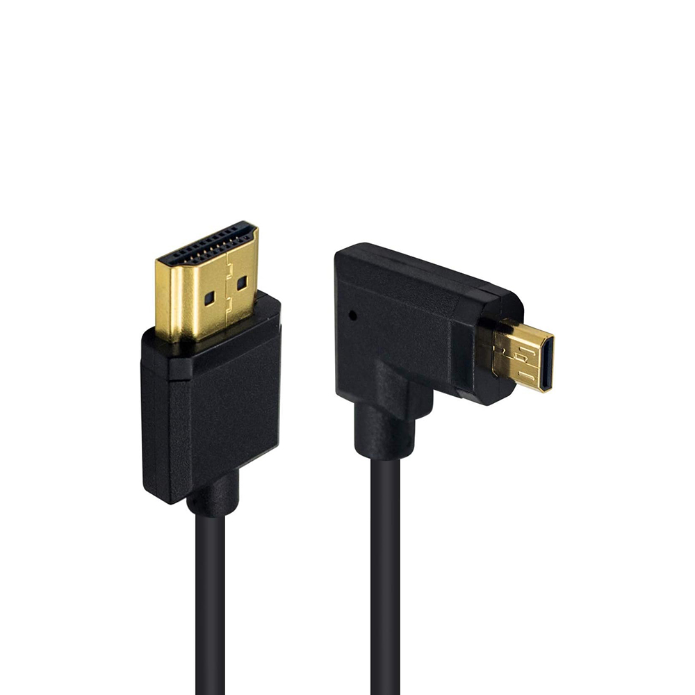 Ultra-Slim Micro HDMI to Standard HDMI Cable