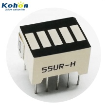 5-Segment Red LED Bar Graph Display for Battery Indicators