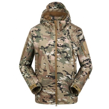 High-Quality Sports Training Camouflage Shark Skin Tactical Jacket