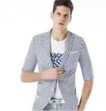 Men Causual Stripe Wool Blazer