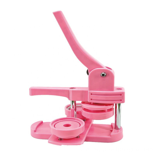 KM 50x50MM Badge Magnet Machine: Round & Square Fridge Magnet Press with Materials