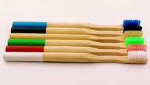 100% Biodegradable eco-friendly travel wooden bamboo toothbrush