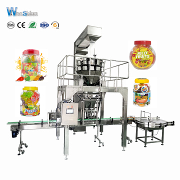 Automatic Granule Jelly Jar Can Filling Packaging Machine