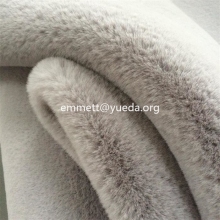 GREY COLOUR Imitation rabbit fur, 100% polyester faux fur, faux rabbit fur, soft felt feeling faux fur fabric