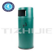 Durable Outdoor Steel Waste Bin Trash Bin Hotel Bin Garbage Can with Ashtray