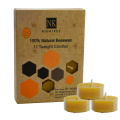 100 Percent Pure Natural Beeswax Tealight Candles