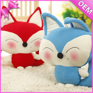 8" Standing Cute Fox Plush Toy, Plush Fox Baby Toy, Plush Fox Toy