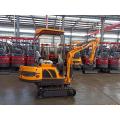Crawler excavator XN12 with open back cover for easy maintenance