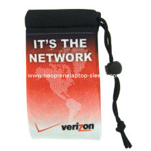 Customize Waterproof Neoprene Cell Phone Pouch For Women With String