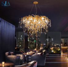 New Fashion Water Drop Crystal Chandelier Pendant Lamp