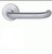 stainless steel fireplace tube lever door handle without escutcheons