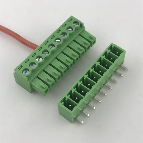 3.5mm Pitch PCB mount 9 way terminal block