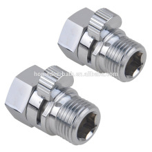 Brass Chrome Shut-Off Shower Valve with Short Switch