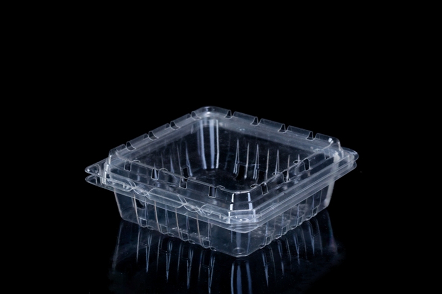 Caja de embalaje de clamhell de arándanos circular 250G