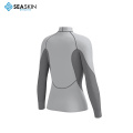 Seaskin Long Arm Neoprene Surfing Lady Wetsuit Top