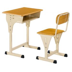 ST-306A adjustable single students study desks and chairs