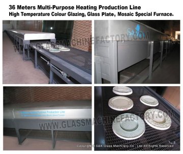 Glass Mosaic Tiles Heating Furnace