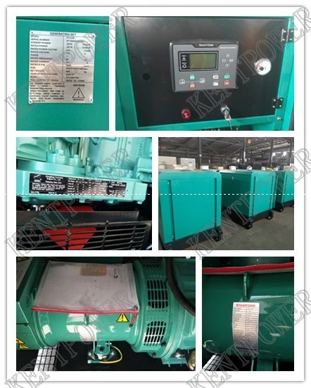 Kentpower 43kVA/34kw Electric Start Lovol Engine Generator Open/Soundproof Type Power Diesel Generating Set Watercoled Gensets for Land Use