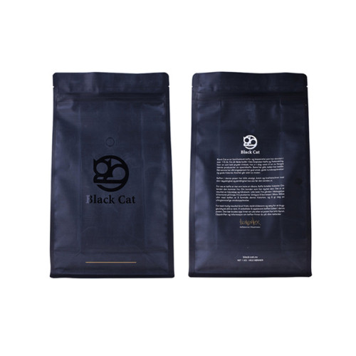 Material reciclado de bolsa de café premium de 16 oz