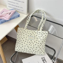 Heart Gingham Quilted Tote Bag Cute Cotton Daily