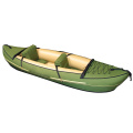 Plastik Double Inflatable Canoe Kayak 3 Orang