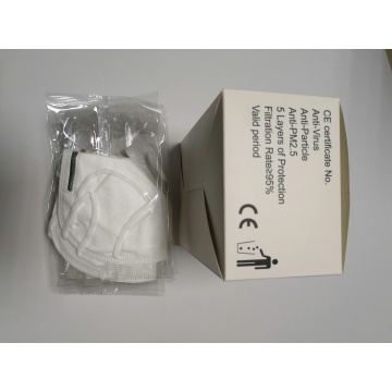 Respiratore monouso per maschera antipolvere KN95 CE