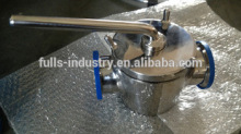 sanitary stainless steel clamped plug valve