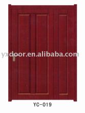 PVC wooden Door (YC-019)double leaf door