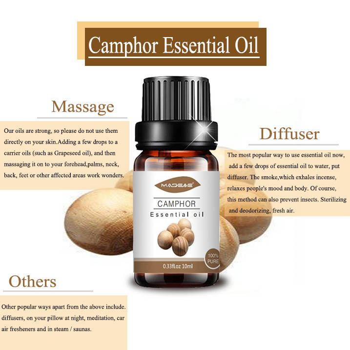 Camphor Oil Bio natürliche Versorgung für die Hautpflege