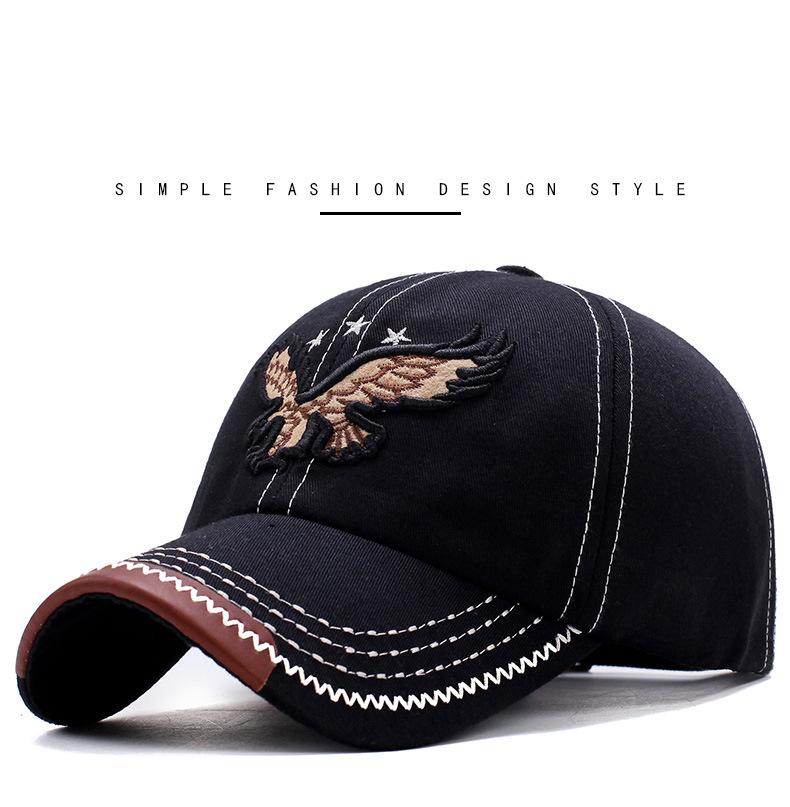 Duck cap eagle embroidered baseball cap