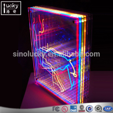 LED Colorful Acrylic Frame City Map Picture Frame