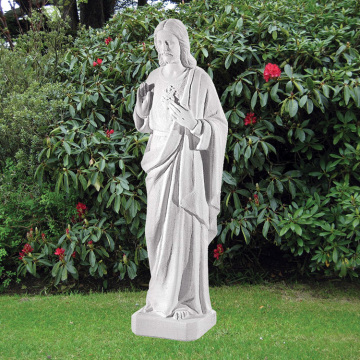 manufacturer supplied life size religious theme Christian stone marble figure Jesus Christ statue for interior church decoration