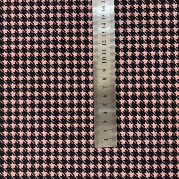 Factory Custom Hound Tooth Check Printing Fabric