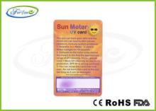 UV Sensitive Color Change UV Test Card ,  Summer UV Ray Int