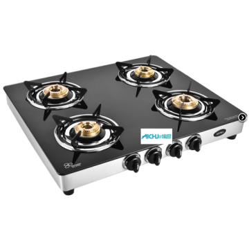 Astra SS 4 Burner Glass Cooktop