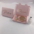 Розовая бумага Flatpack Gift Beauty Cosmetic Box