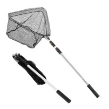 One-Piece Thick Aluminum Alloy Triangle Folding Dip Net for Fishing