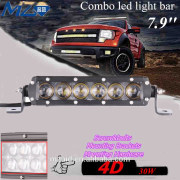 2015 Single Row Truck and Vehicle 7.9 Inch 30W Led Light Bar