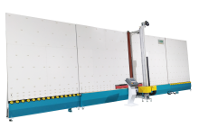 Automatic smart vertical glass edge film deleting machine