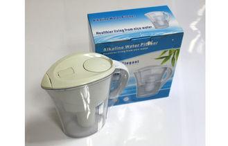 Clear White Portable Alkaline Oxygen Water Pitcher 2L For H