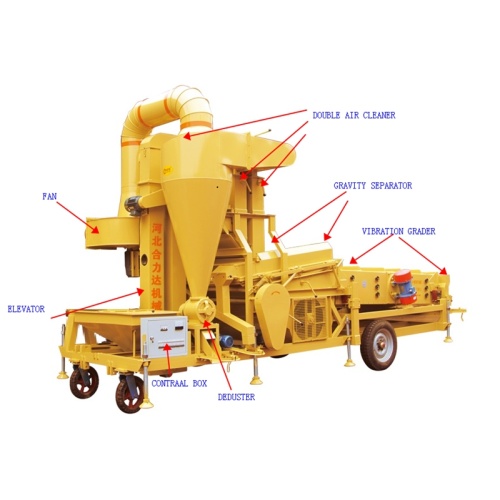 곡물 옥수수 청소 기계 병아리 콩 옥수수 씨앗 클리너