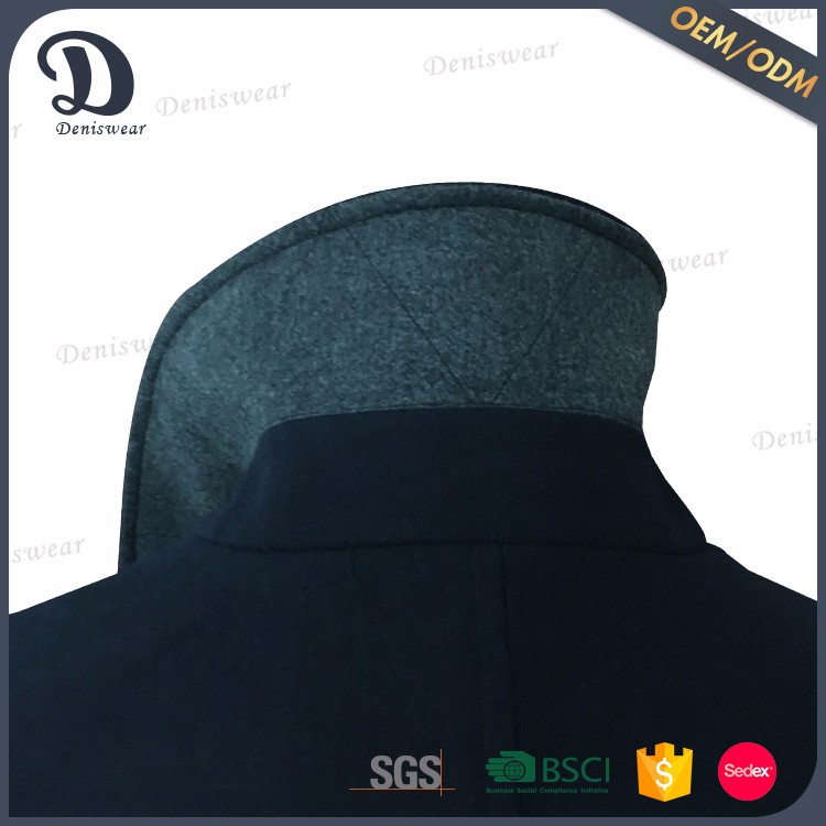 new 2020 men DB wool short coat