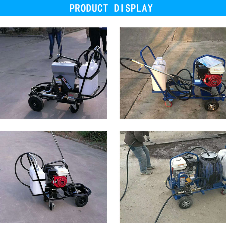 Portable mobile flexible emulsified asphalt spraying machine pavement maintenance matching spreader