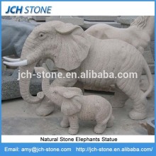 Garden stone granite animal carvings
