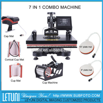 7 in 1 Combo Heat Press Transfer Machine