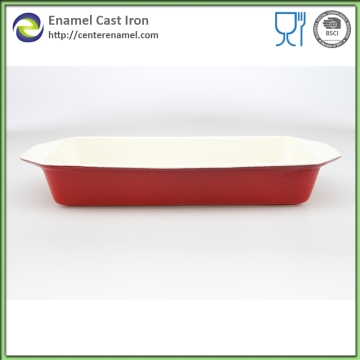 Enamel Dish Pan/Cast Iron Cookware