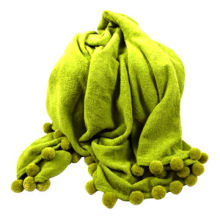 Pom-Pom Micro Plsuh Throw