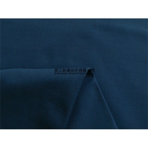 Navy Blue Nylon Cotton Rip-stop Uniform Fabric