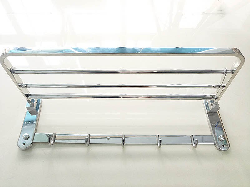 バスルームアクセサリーは簡単にタオルラックを組み立てます